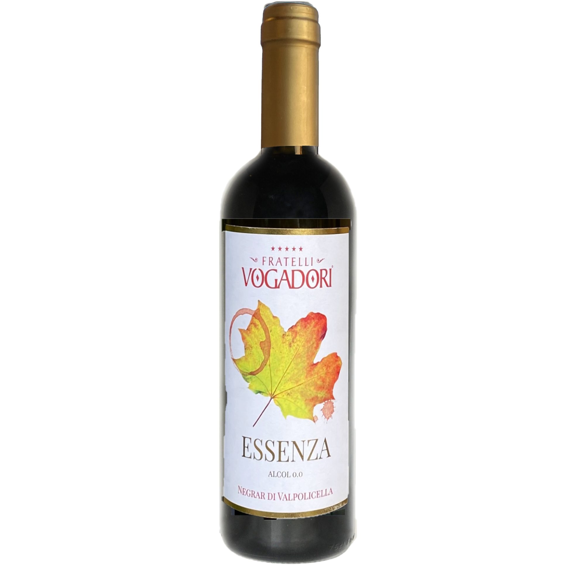 Authentic Valpolicella Dry Dealcoholized Red Wine ~ Verona, Italy- 50% 20% Rondinella, 5% Oseleta Negrara. Aged 6 months Oak.